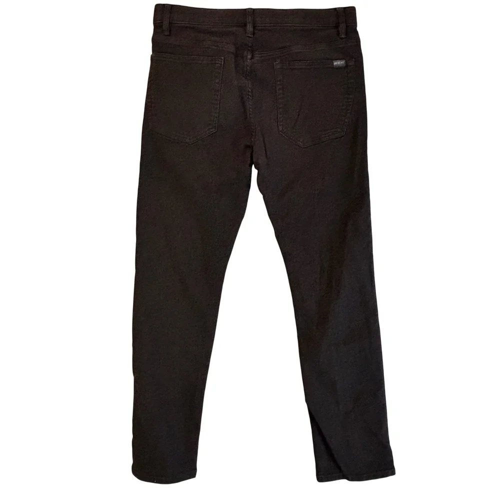 Jachs NY Mens Slim Fit Stretch Pants 32x32 Black 5-Pocket Trousers
